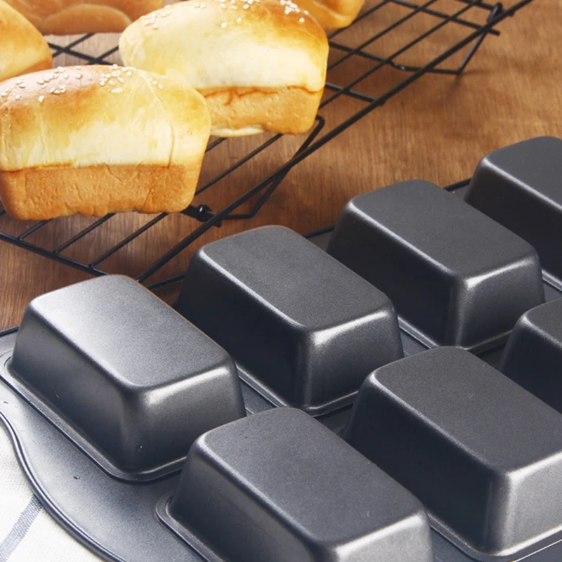 Мини форма для хлеба выпечки антипригарная духовки 8 чашек| |