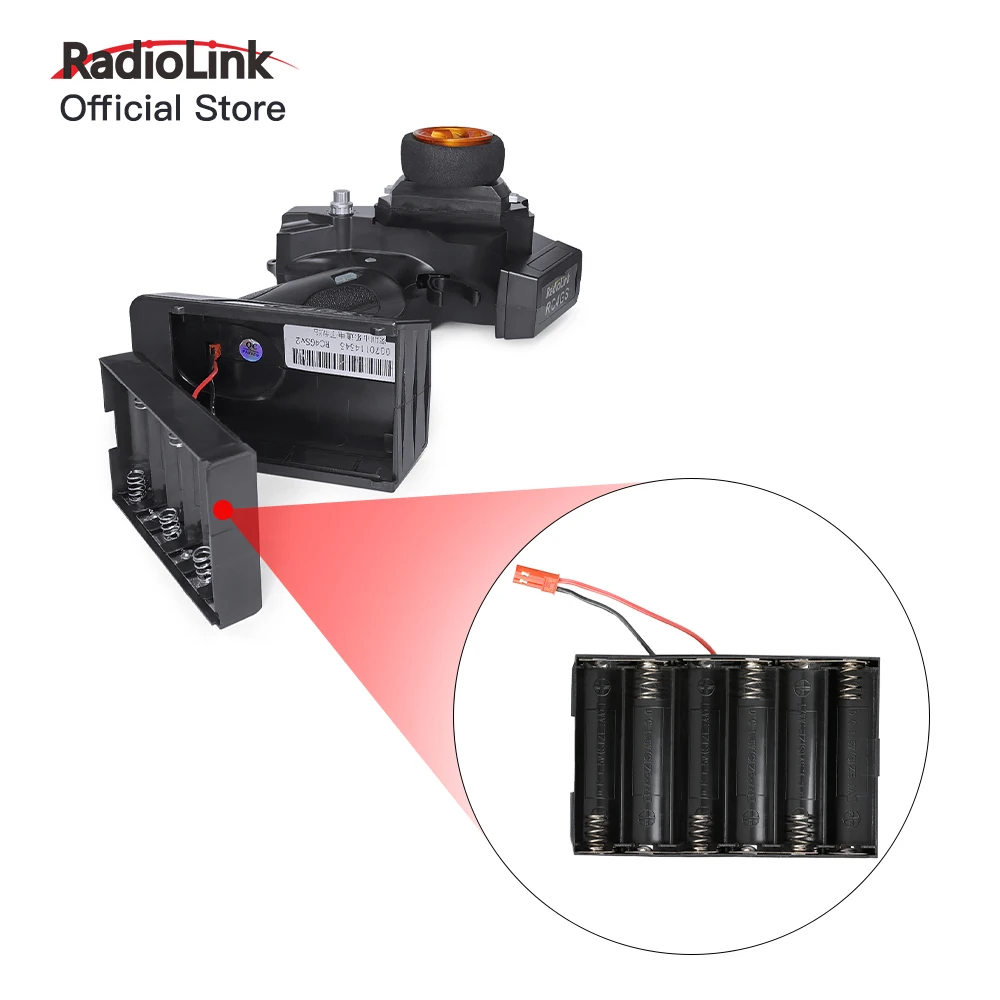 

Radiolink Transmitter Battery Box Tray for RC4GS/RC4GS V2/RC6GS/RC6GS V2 Controller Original Replacement Part Accessories
