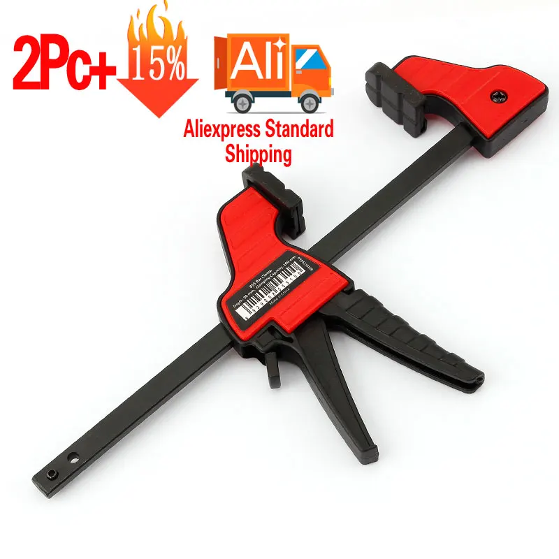 4 inch Duratec Heavy Duty F Clamp Clip Wood Working Quick Grip Style Bar Woodworking Clamps |