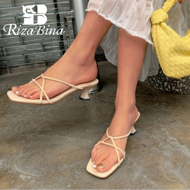 Туфли женские на высоком каблуке без застежки размеры 34 39|Боссоножки и сандалии| |