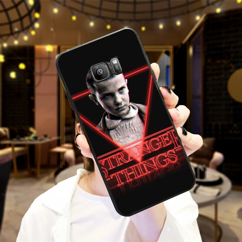 Очень странные дела Мягкий силиконовый чехол для телефона Samsung Galaxy S6 S8 край S7 S9