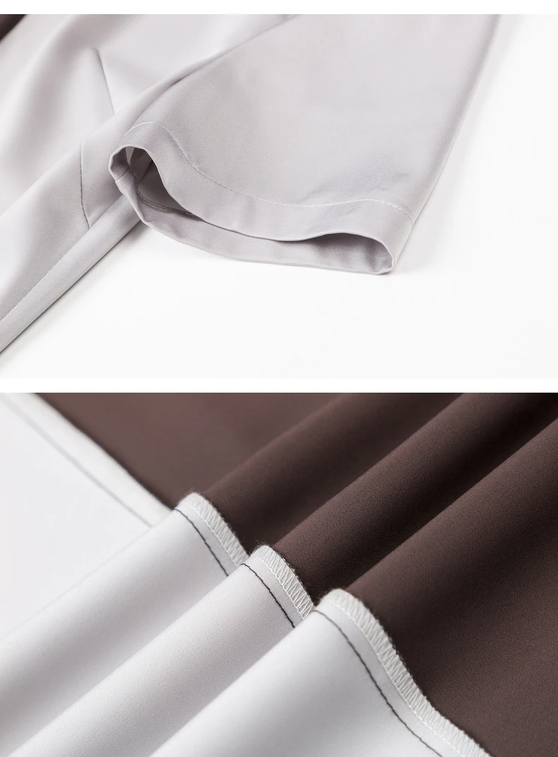 

2021 Summer Women Design Chic Dress Irregular Contrast Color Stitching V Collar