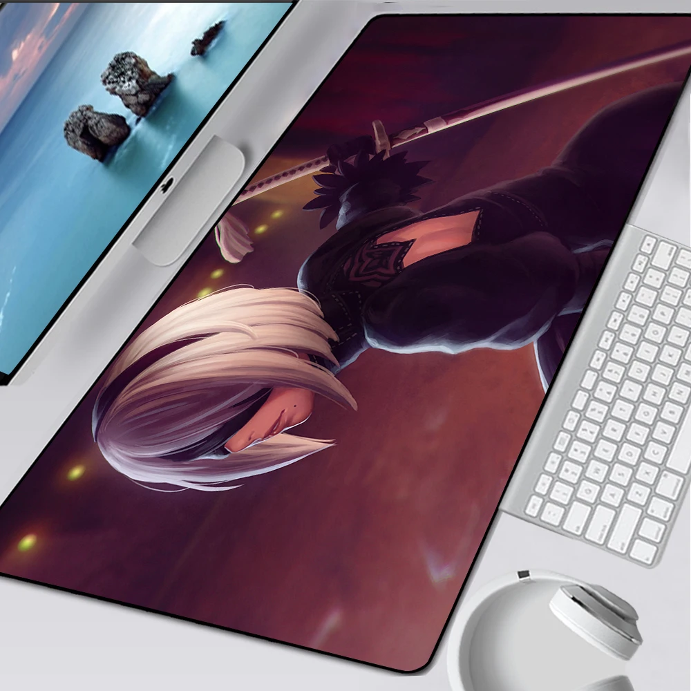 800x300 мм XXL Nier Automata Сексуальный игровой коврик для мыши большой компьютерный