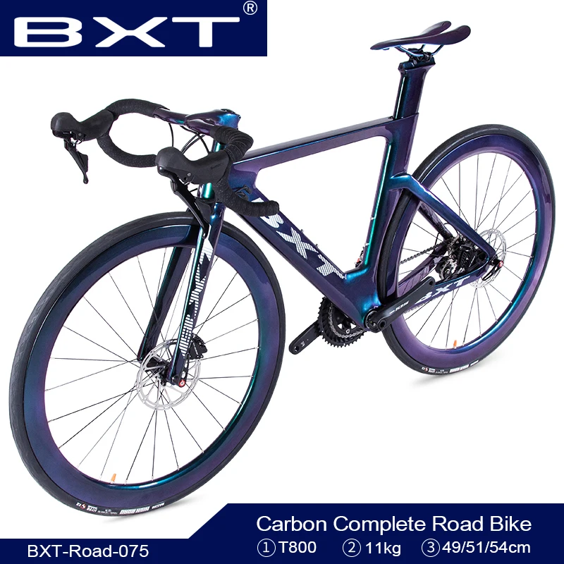 BXT дорожный велосипед 29er T800 карбоновый шоссейный 2*11 скоростной диск 49/51/54 см рама