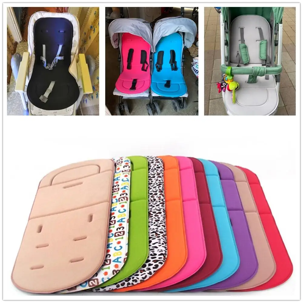 Coj&iacute;n para silla alta de beb&eacute;, colch&oacute;n suave de cochecito, carrito, accesorios-0