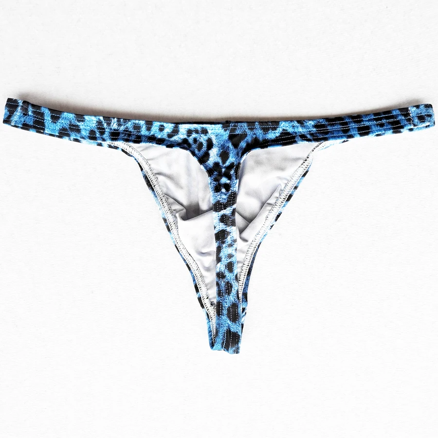 Сексуальное нижнее белье стринги с леопардовым принтом мужское сексуальное