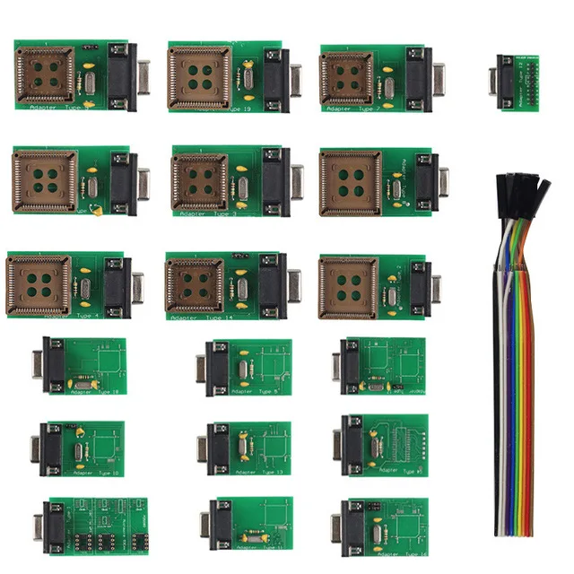 Лучшее качество UPA Usb программатор диагностический инструмент UPA-USB ECU Программатор UPA USB V1.3 с полным адаптером - Цвет: Синий