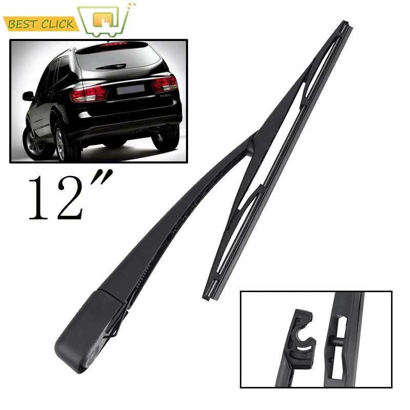 

Misima 12" Rear Window Wiper Windshield Windscreen Wiper Blade Arm Set For SsangYong Kyron 2007 2008 2009 2010 2011