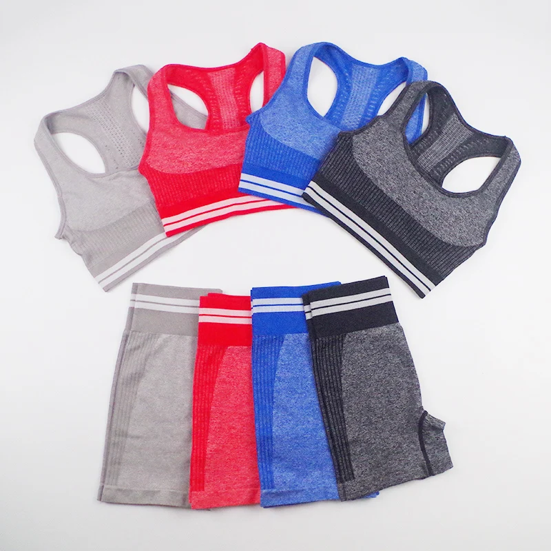 Бесшовные женские шорты для занятий йогой фитнесом высокой талией тренировок