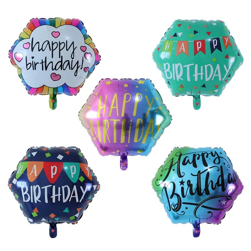 

10/50Pcs 22inch Happy Birthday Balloon Foil Helium Balloon Wedding Engagement Baby Shower Birthday Anniversary Decoration Globos