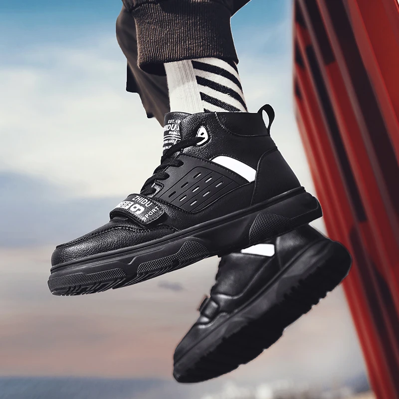 Белые высокие мужские кроссовки для скейтборда оригинальные большие размеры 48