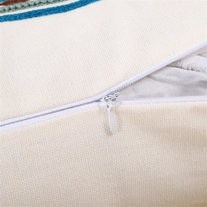 Богемный чехол для подушек декоративные коричневые льняные подушки удобный