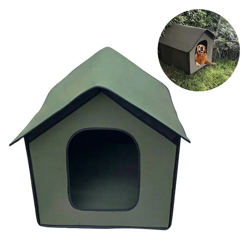 

Pet House Outdoor EVA Foldable Pet Shelter Portable Waterproof Pet Tent for Dog Cat Keep Pets Warm Semi-Enclosed Pet Nests