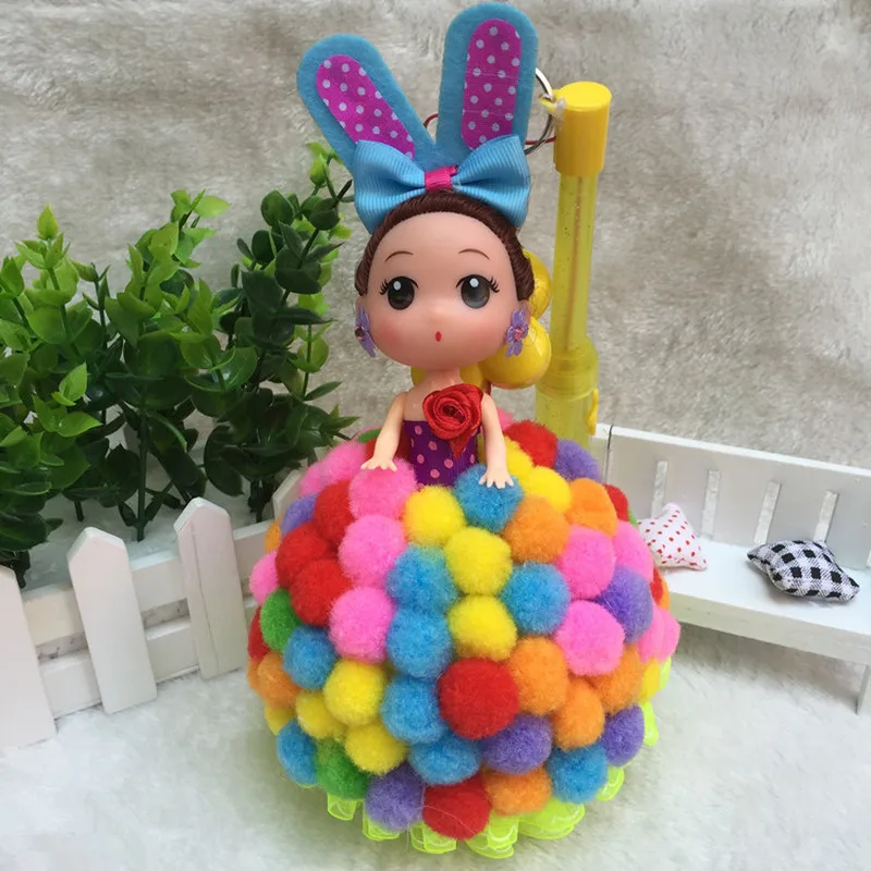 10 шт. круглые помпоны мягкие шарики Помпоны пушистые плюшевые Меховые материалы