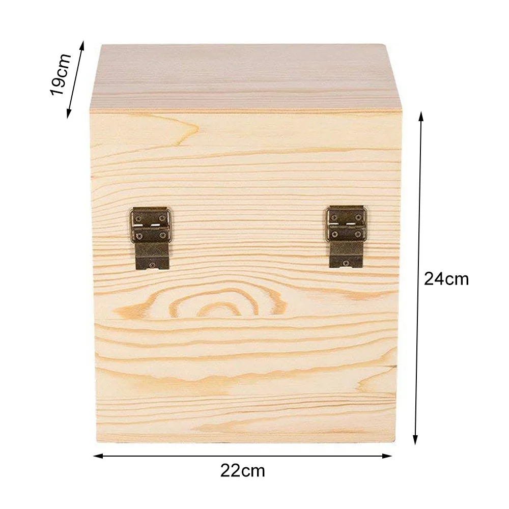 39/85/59 слотов деревянный ящик для хранения Организатор эфирные масла переноски