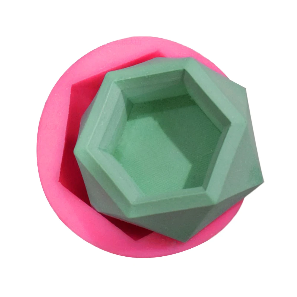 Алмазная форма поверхность сочные растения цветочный горшок силиконовая бетон