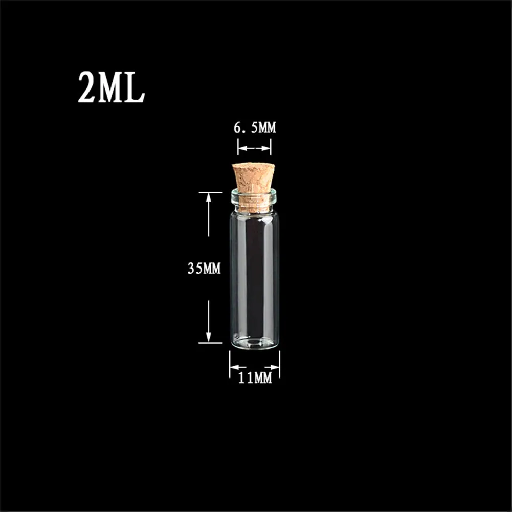 2 мл милый Стекло баночки с пробкой и Пластик фиксаторы уход за кожей лица маска