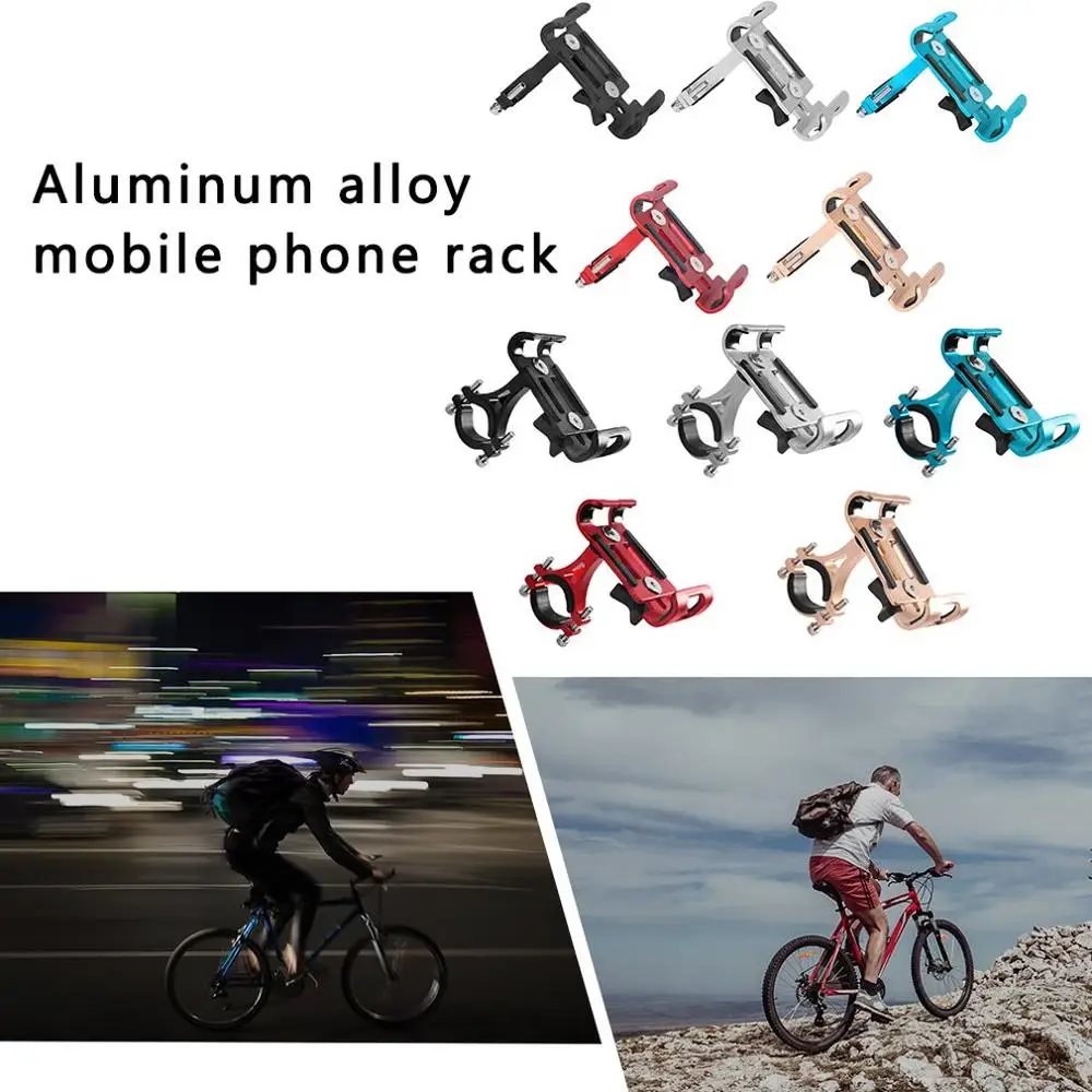 

Rotatable handlebar Bicycle Phone Holder Universal Motorcycle Handlebar Mount Mobile Phone Holder Stand aluminum alloy bracket