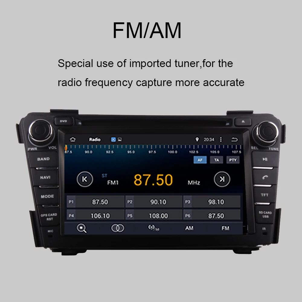 Автомагнитола на ОС Android 10 0 с восьмиядерным процессором стерео для Hyundai I40 2011-2022