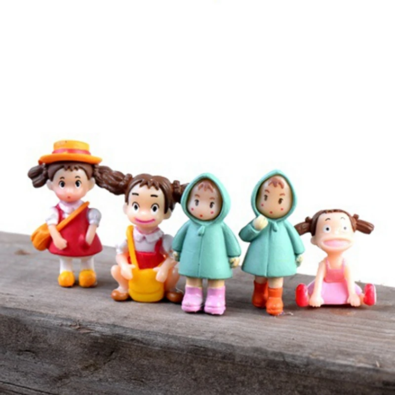 6 шт. каваи Мой сосед Тоторо фигурка Хаяо Миядзаки фильм миниатюрные Фигурки