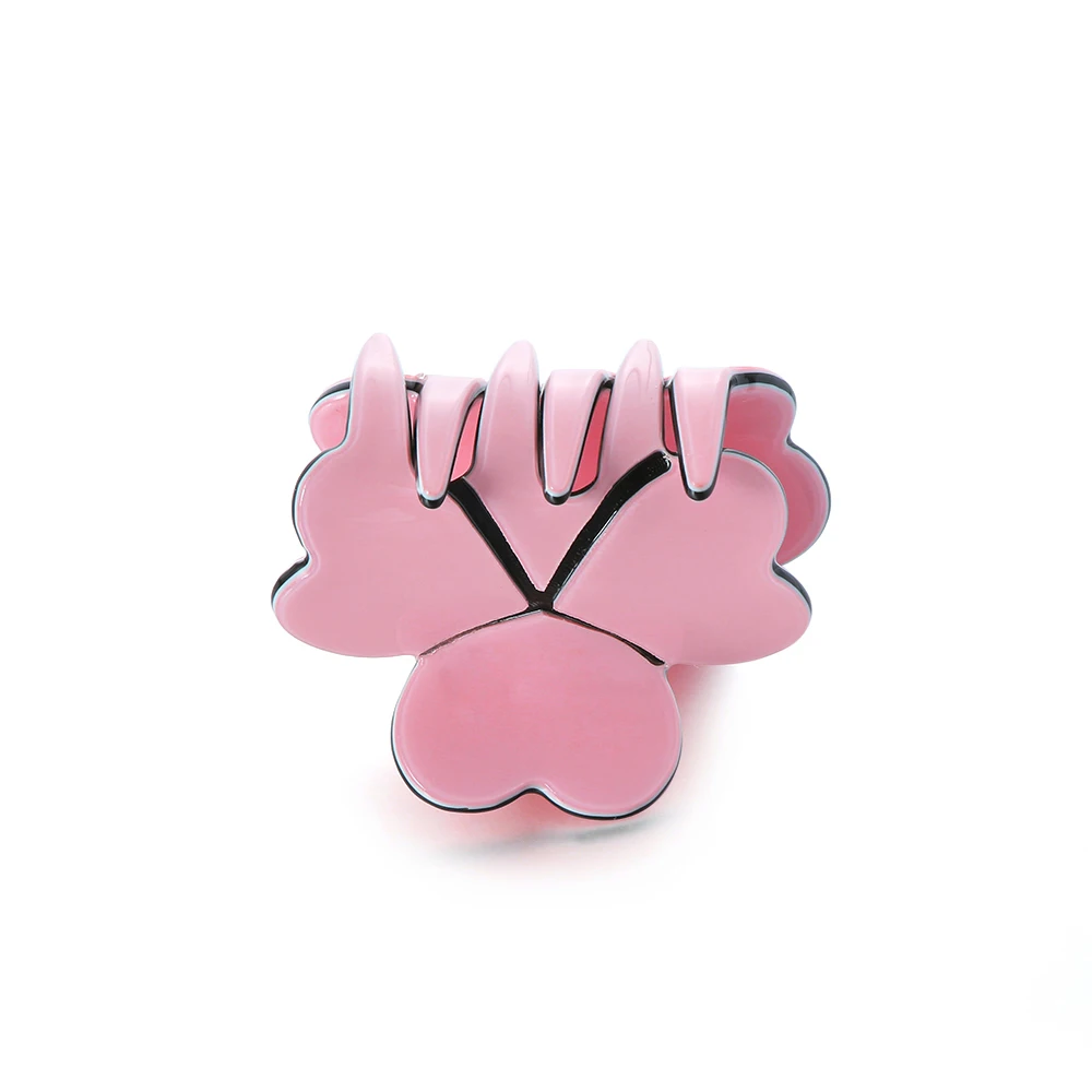 (01)Pink 1 шт. Модные женские элегантные акриловые мини шпильки Простые Красочные зажимы для волос Заколки для женщин аксессуары для волос - Цвет: (01)Pink