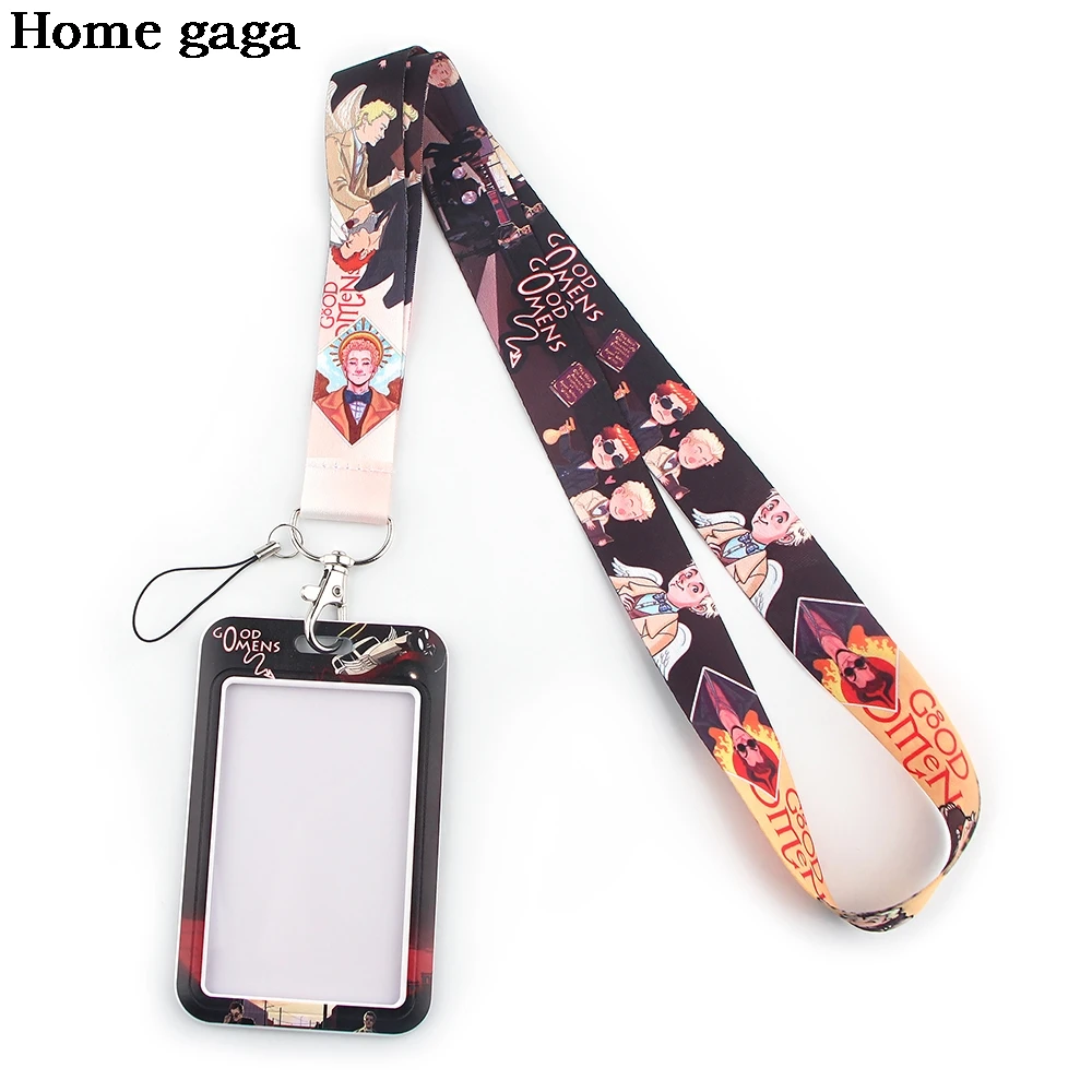 

DB208 Homegaga TV Show Fashion ID Badge Case Lanyard Bank Credit Card Holder ID Badge Holder Accessories School Office Supplies