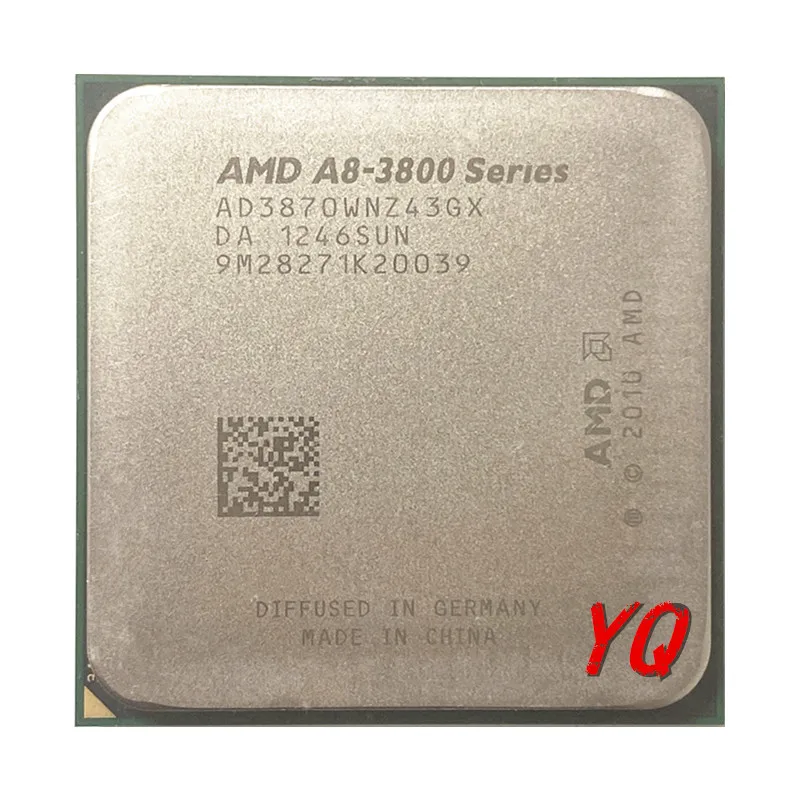 AMD A8 Series 3870K 3870 3 0 ГГц Quad Core Процессор процессор AD3870WNZ43GX гнездо FM1|Процессоры| |