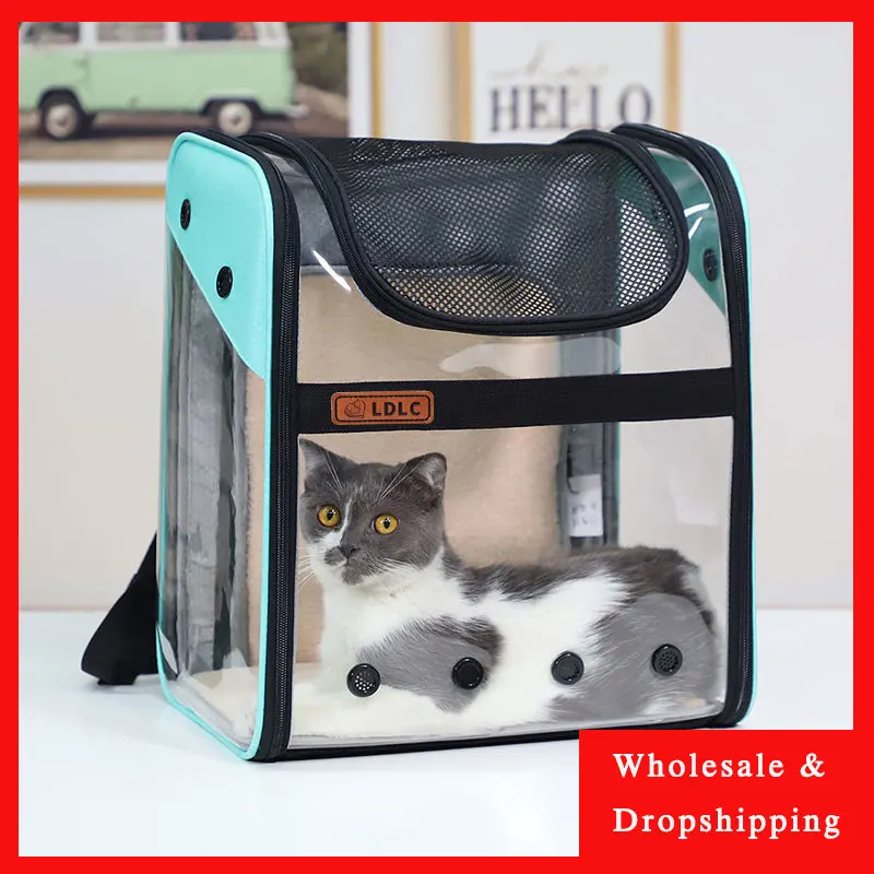 Сумка для домашних животных новая Масштабируемая сумка кошек из ткани Оксфорд