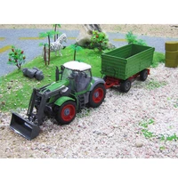 rc truck brand new farm tractor 2 4g multi function 4 wheel tractor engineer vehicle tractor model children hobby toys gifts