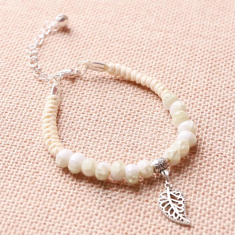 

CHENFAN Chinese Simple Fashion Handwoven Ceramic bracelet Small Jewelry Bracelet for Women's Bracelets Handmade bracelet ceramic