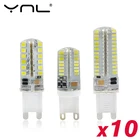 Светодиодная лампа G9 10 шт.лот, 220 В, светодиодная лампа 7 Вт, 9 Вт, 10 Вт, SMD 2835, 3014, 48, 64, 104 светодиодов, светодиодная лампа, 360 градусов, угол луча, светодиодная лампа точечного светильника