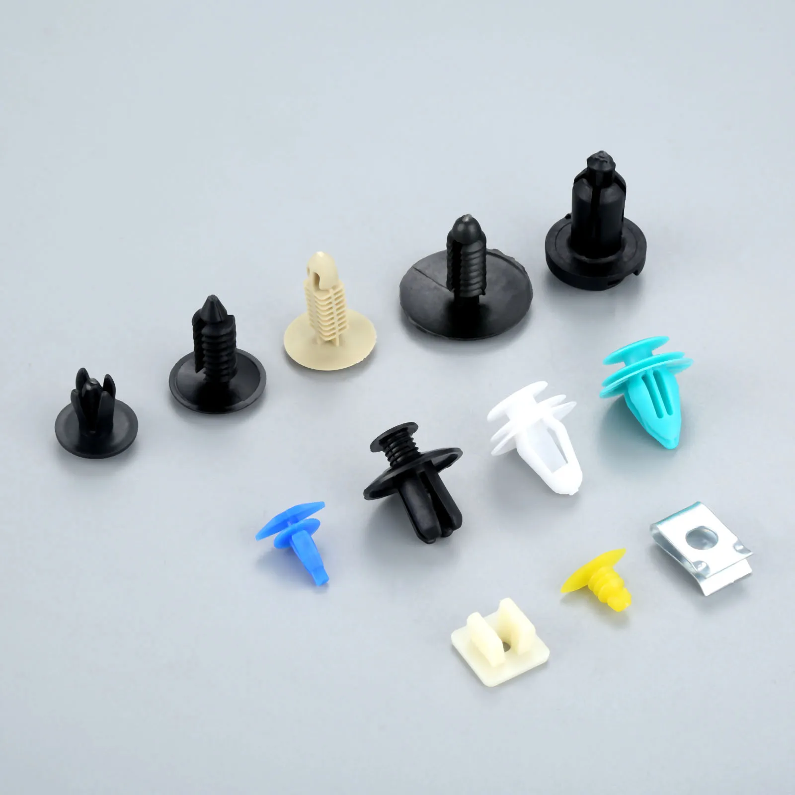 100 шт. 12 видов разнообразных автомобильных крепежных элементов для дверной
