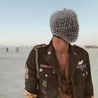 Украшение для Хэллоуина, маски для косплея, шипы с шипами, на все лицо, Маскарадная маска на Хэллоуин, забавная крутая маска для косплея, маска для лица