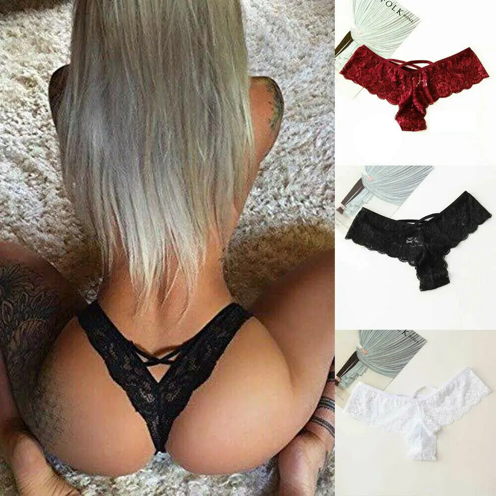 

Sexy Thongs Underwear Women Seamless Lingerie Lace Panties Bikini Knickers G-string Underpant Briefs tanga Female Thong S-3XL