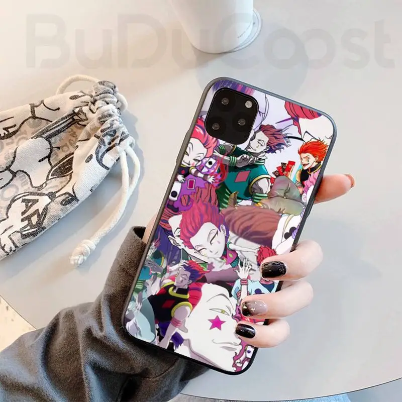 hisoka hunter x anime phone case for iphone 8 7 6 6s plus x 5s se 2020 xr 11 12 pro mini pro xs max free global shipping