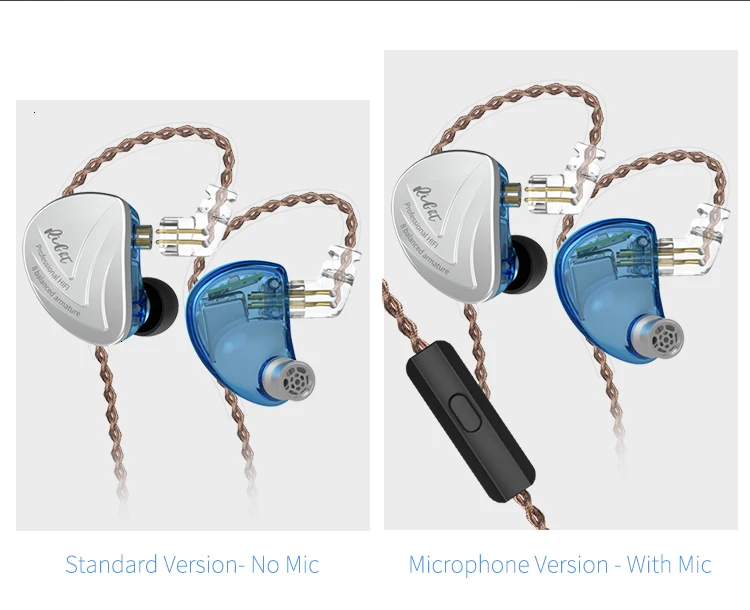 KZ AS16 16BA сбалансированные арматурные устройства HIFI бас наушники вкладыши шумоподавления наушники для KZ ZS10 AS10