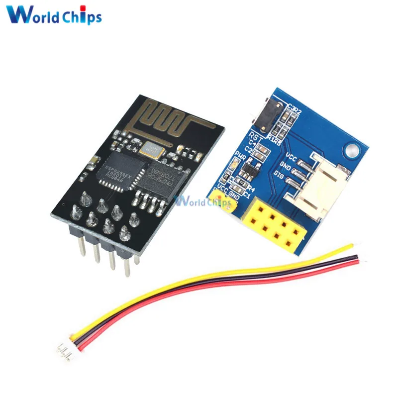 ESP8266 ESP01 ESP-01 WS2812 RGB светодиодный модуль контроллера для Arduino IDE световое кольцо
