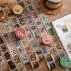 Маскировочная лента Washi в стиле штампов, цветок, милые животные, ангел, планеты, украшение, Diy этикетка для скрапбукинга, Арт, журнал, планировщик