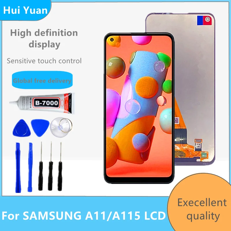 ЖК-дисплей с сенсорным экраном и дигитайзером в сборе для Samsung Galaxy A11 A115 A115F/DS A115F A115M