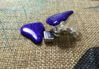 Синий DIY подвижное железное кольцо для наушников, железное динамическое кольцо для наушников SE846 535(не содержит блок - Цвет: Синий