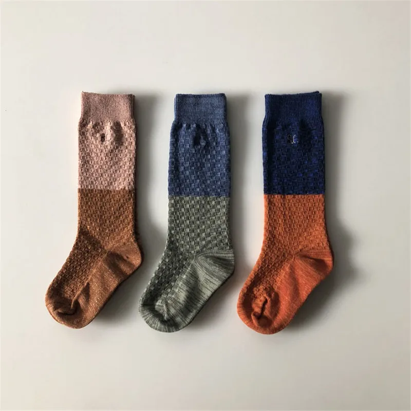 EnkeliBB/детские носки без пятки Сезон весна осень Модные брендовые гольфы для