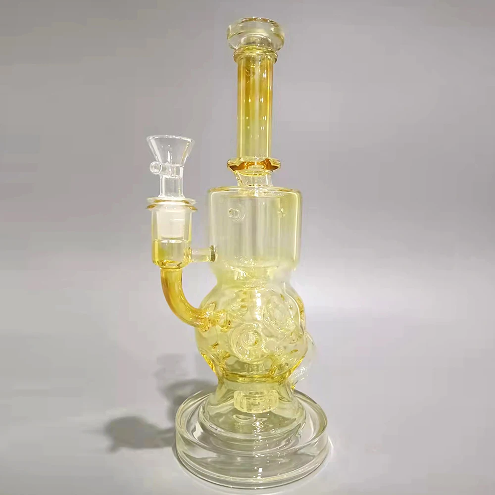 

26cm Glass Hookah Waterpipe Pipe Comes With 1pc Bowl Shisha Crystal Tube Oil Collector For Smoking Blunt Dab Rig Hookahs Set
