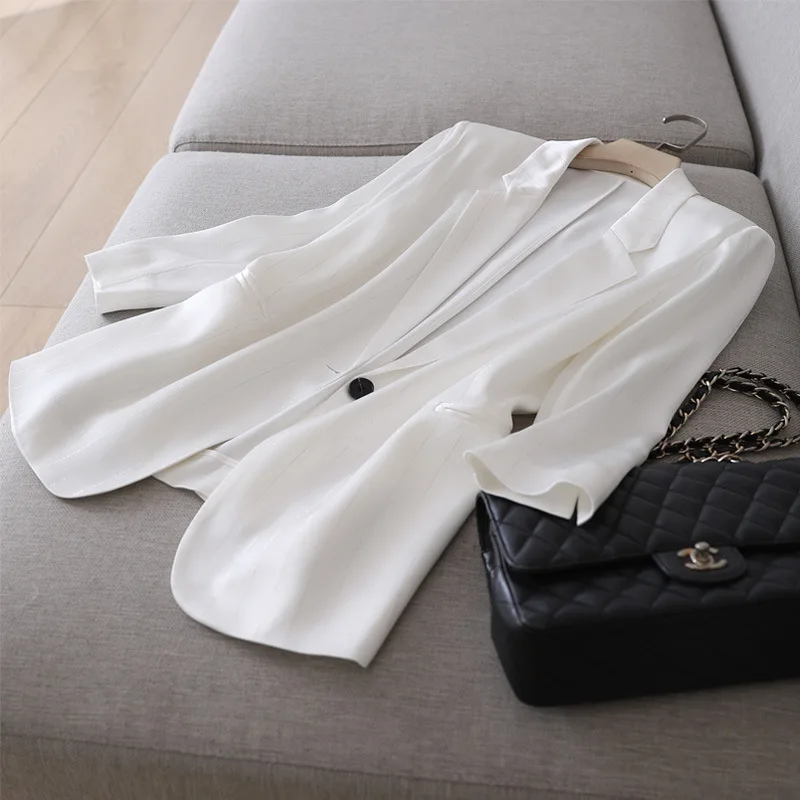 LMCAVASUN японский глянцевый триацетатный атласный маленький костюм куртка Женский