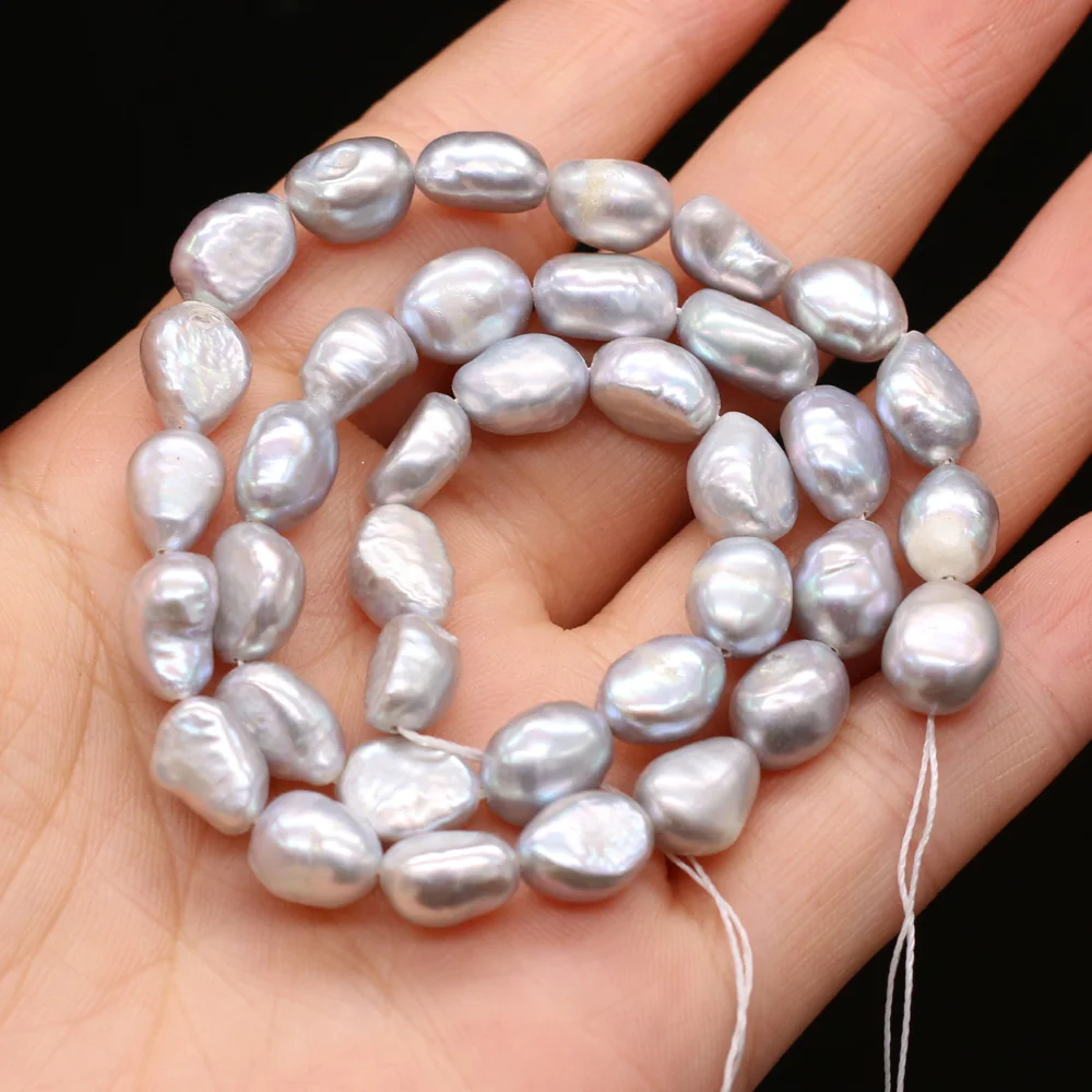 

Freshwater Pearl White Freeform 5-7,9-10,10-11mm Loose Natural Stone Beads for DIY Necklace Bracelet Jewelry Making Strand 15"