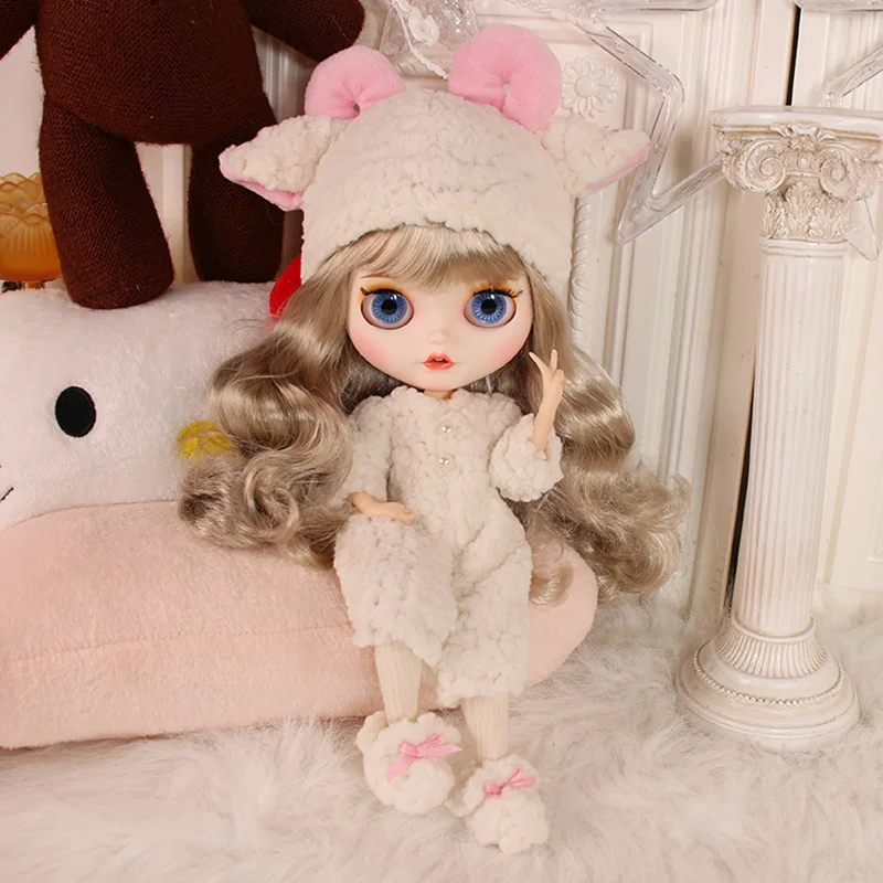 Кукла Blyth 1/6 BJD Joint Body Matte Face Spray Макияж включая одежду парик обувь руки полный
