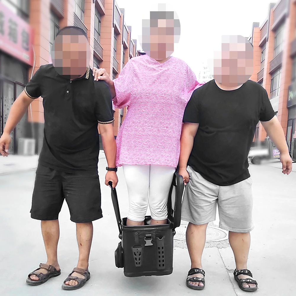 

30L/44L Sea Fishing Box Live Fish Barrel Fish Cage Fish Barrel Thickened Fish Box Multifunctional Large Capacity Fishing Bag