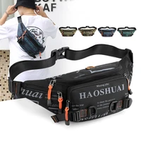 fashion letter waist bags for men casual nylon waist packs hot sale unisex belt bag fanny pack travel storage chest bags leg bag