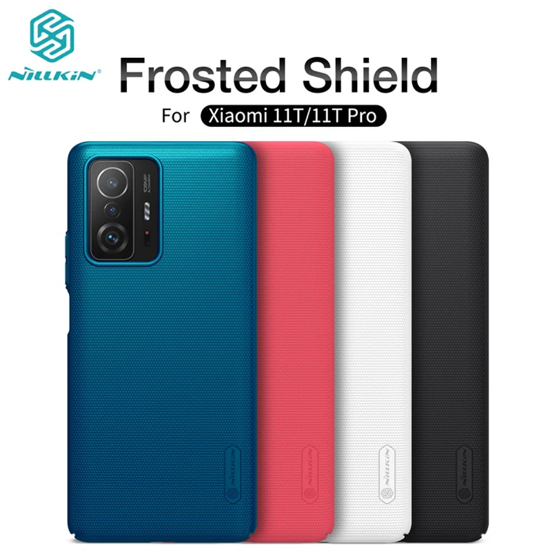 Чехол для Xiaomi 11T / Pro чехол NILLKIN Frosted Shield Business PC жесткий телефона Mi держатель в