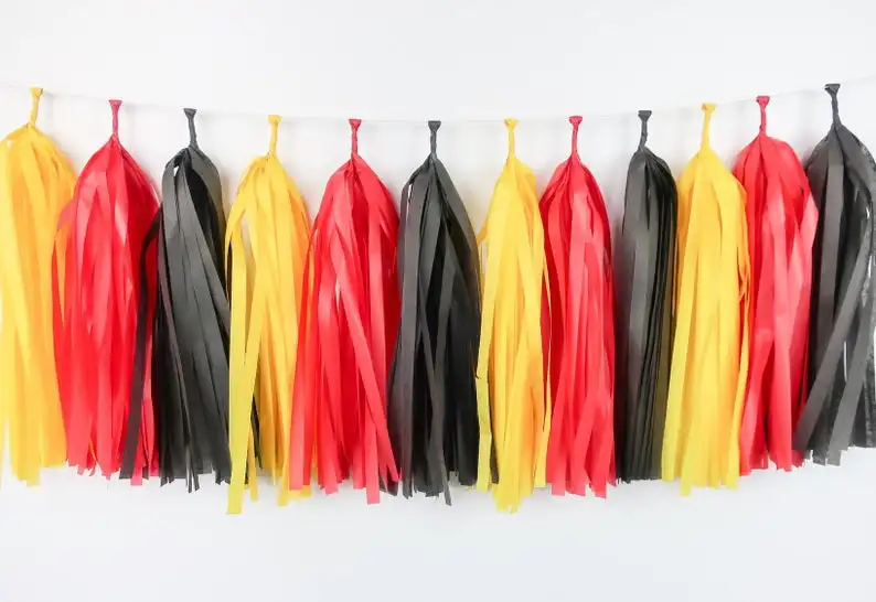 15pcs tassels Микки Маус первый день рождения украшения набор «С Днем Рождения» баннер вдохновил торт топперы для детей пользу Флаг украшения подарки - Цвет: 15pcs tassels