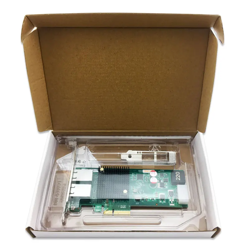 Сетевой адаптер Power Over Ethernet I350T2POE двойной порт с чипом Intel I350 RJ45 * 2 PCIe2.0 X8 до 1Gbs |